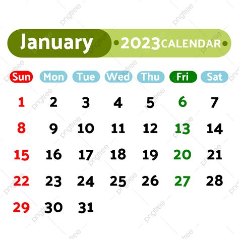 Gambar 2023 Kalendar Vektor Januari Kalendar 2023 Kalendar Januari