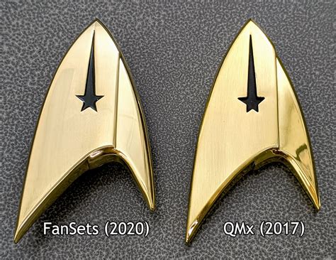 Fansets Continues Star Trek Badge Line With Discovery Command Delta •