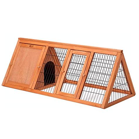 Petpark Big 47 Triangle Rabbit Hutch Portable A Frame Chicken Cage
