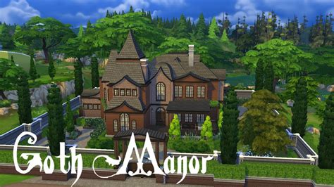 The Gothic Mansion The Sims 4 House Tour Simmernick Y