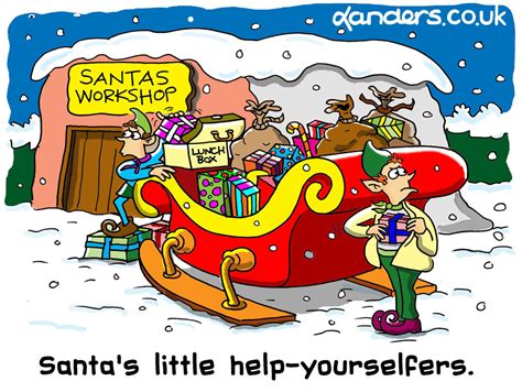 Cartoons By Landers Todays Christmas Gag Cartoon