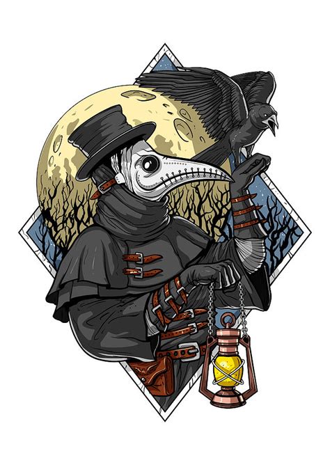 Plague Doctor Digital Art By Nikolay Todorov Pixels