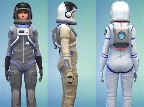 Space Suit Outfit By Snaitf At Mod The Sims Sims 4 Updates