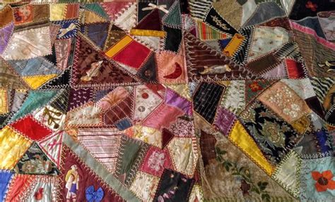 Crazy Quilts Quilt Fabric Samplers Easy Sewing 19th Century