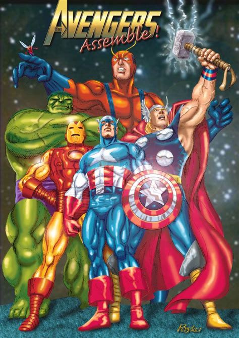 Avengers Assemble Comic Illustration Comic Movies Avengers