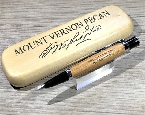 George Washington Mount Vernon Pecan Tree Historical Relic Pen Etsy