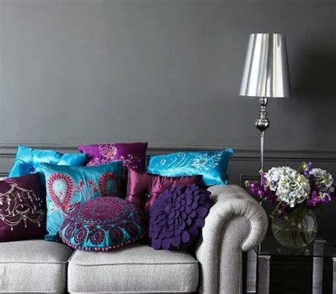 teal  purple bedroom ideas design corral