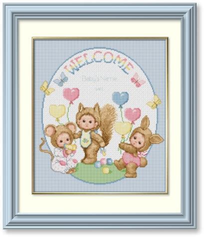 Download our free patterns today! BABY COUNTED CROSS STITCH PATTERNS - FREE PATTERNS