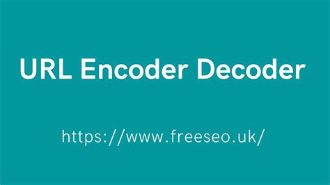 url encoder decoder tools free seo tools youtube