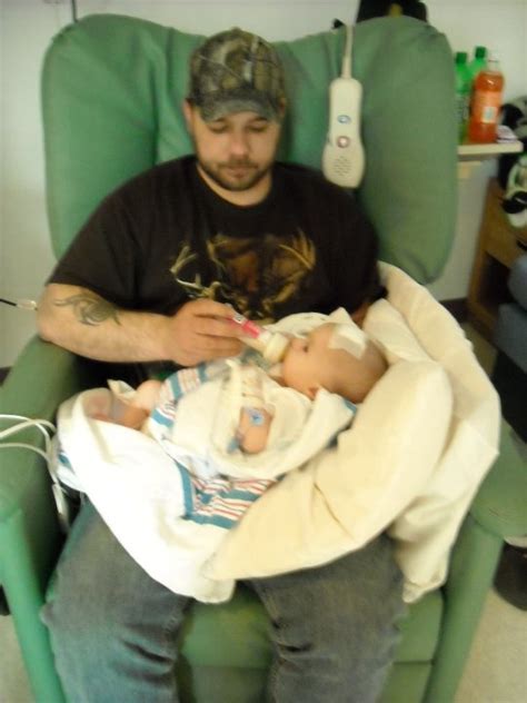 Daddy And Hunter Post Op Day 2 The First Time They Let Us Hold Him