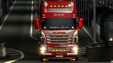 Yellow Neon Lights By Alexandermc Ets2 Euro Truck Simulator 2 Mod