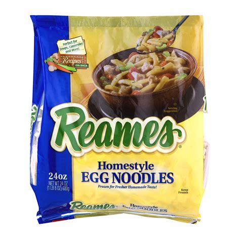 One of the very best part of this chicken noodle soup recipe is the reames frozen egg noodles. Reames® Homestyle Egg Noodles 24 oz. Bag - Walmart.com ...