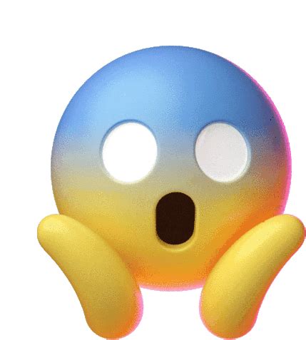 Shock Emoji Sticker Shock Emoji Surprised Discover And Share Gifs