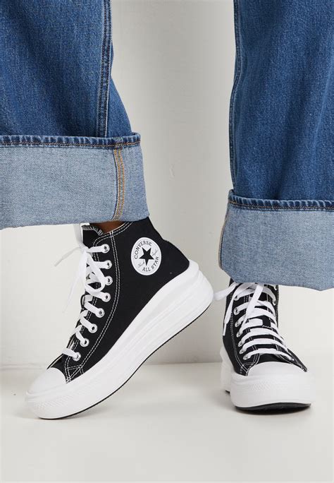 Converse Chuck Taylor All Star Move Sneakersy Wysokie Blacknatural