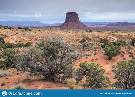 Dramatic And Iconic Western Landscape In Monument Valley Stock Photo