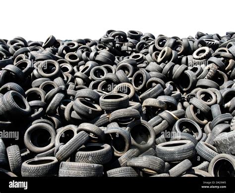 Old Tyres Stock Photo Alamy