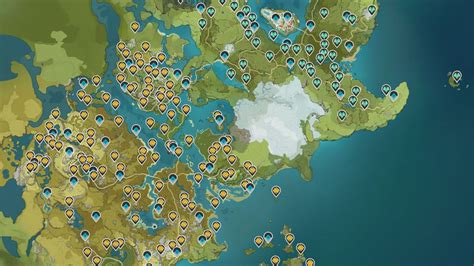 Интерактивная карта в genshin impact. Interaktive Genshin Impact Map - Alle Ressourcen, Kisten ...
