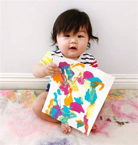 Babys First Mess Free Painting Hello Wonderful Mess Free Painting