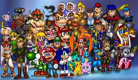 Video Game Characters Wallpaper Wallpapersafari