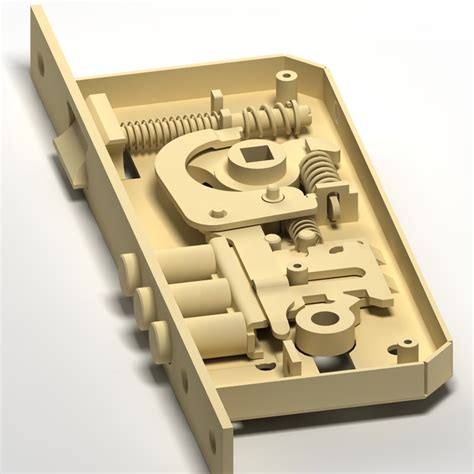 Your problem is more common than you may think. 3dsmax lock mechanism doors