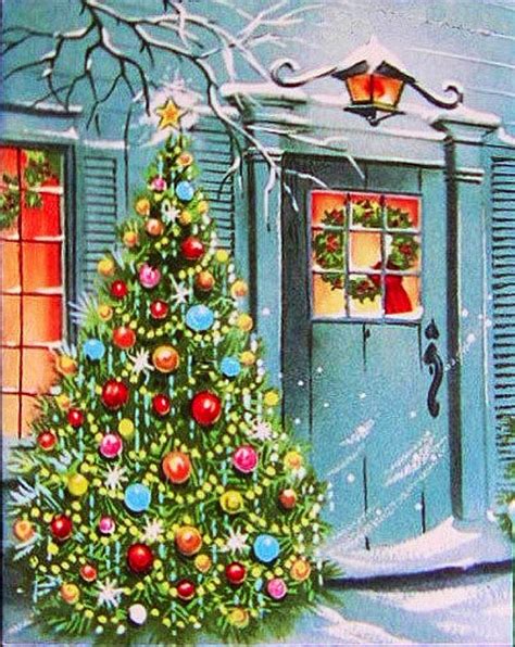 1637 Best Vintage Christmas Cards Images On Pinterest