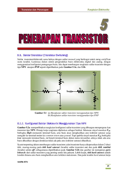 Rangkaian Transistor Sebagai Switching Dunia Setrum