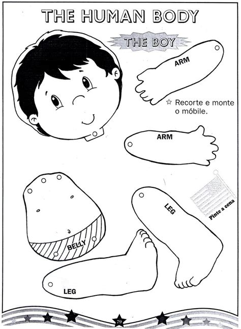 Body Parts Worksheet Cut And Paste : My Body Worksheet for Kids - 10