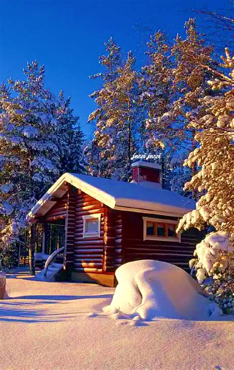 Pin By Yolanda Akayoyo Morris On Cabins In The Snow Pictures Winter