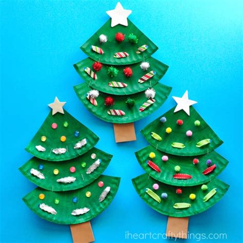 해외작품감상 종이접시로 만든 크리스마스 트리 네이버 블로그