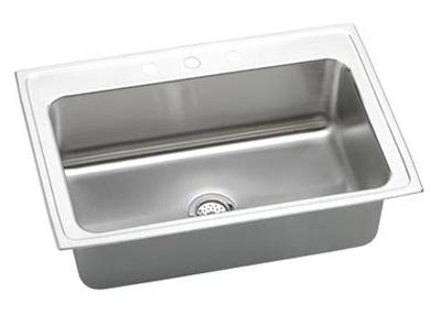 These versatile sinks offer convenient cleanup and prep space, making them a smart choice for small or large kitchens. Elkay DLRS3322101 Gourmet Deep Single Bowl Sink ...