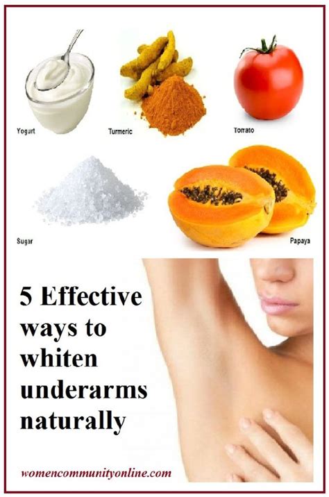 5 Effective Ways To Whiten Underarms Naturally In 2020