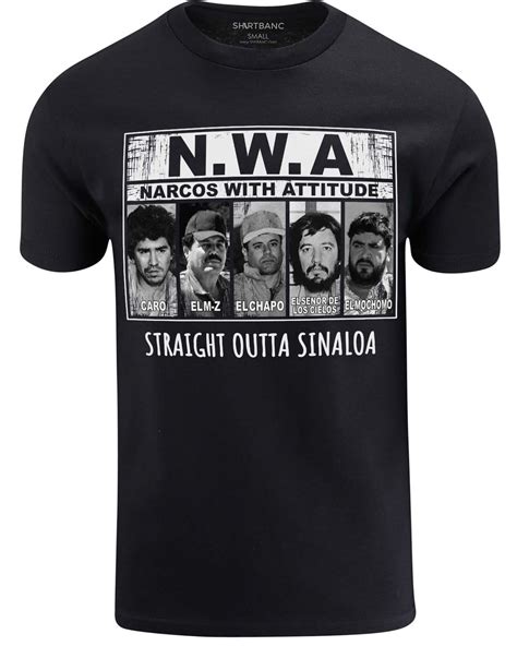 マラソン限定 NARCOS WITH ATTITUDE Tシャツ 人気安い