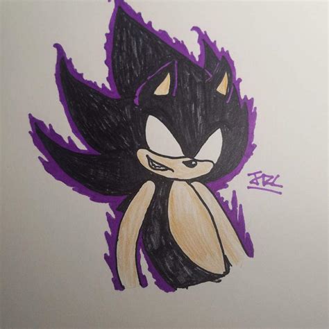 Dark Sonic Drawing Sonic The Hedgehog Amino