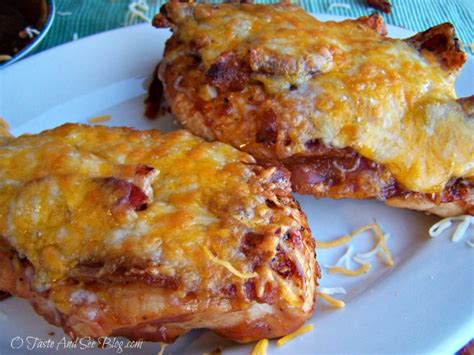 O Taste And See Bacon Cheese Bbq Chicken O Taste And See