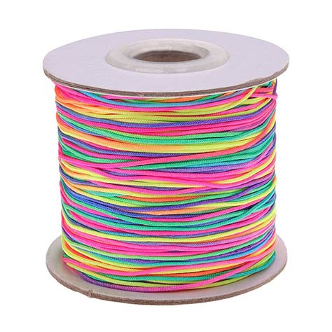 Fashion Rainbow Beading Cordstringthread Thickness08mm Appoox 130m