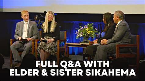 Full Qanda From The Prospective Missionary Devotional With Elder And Sister Sikahema Nov 9 2022