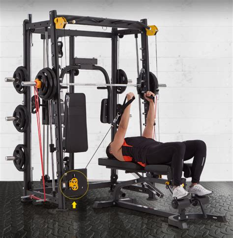 Bk 3000e Light Commercial Smith Machine All In One Gym At Home Gym