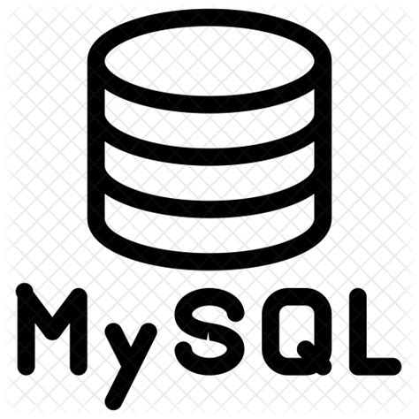 Mysql Icon Download In Line Style