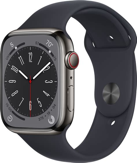 apple watch series 8 gps cellular 45mm graphi netonnet