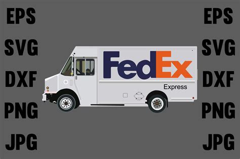 Fedex Truck Cartoon
