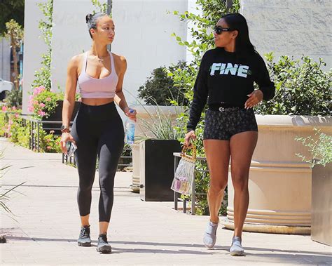 Draya Michele Shows Off Curves After Workout With A Friend Sandra Rose