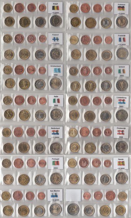 European Countries Series Euro Coins Complete From The 12 Catawiki