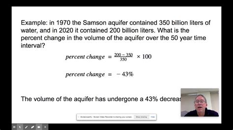 How To Calculate Percent Change Youtube