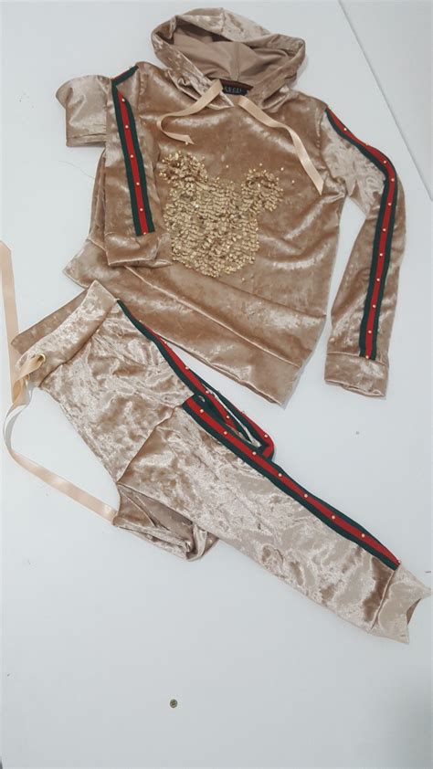 Tracksuit With Side Gucci Band Inlaid With Pearls Casual Style Outfits
