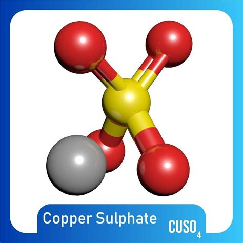 Copper Sulphate 3d Model Cuso4 Cgtrader
