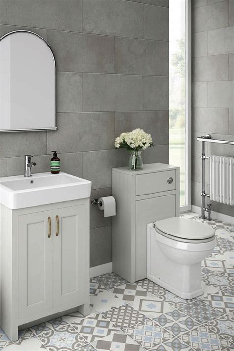 Make the most of your storage space and create an. Chatsworth Traditional Grey Sink Vanity Unit + Toilet ...