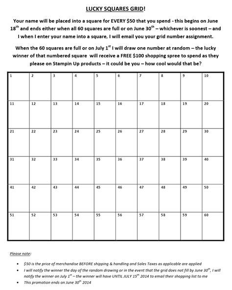 Adopt A Square Fundraiser Template