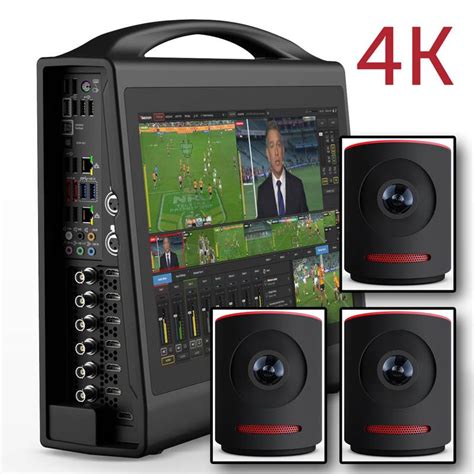 Livestream Studio Hd550 4k 3x Mevo Plus Cameras Portable All In One