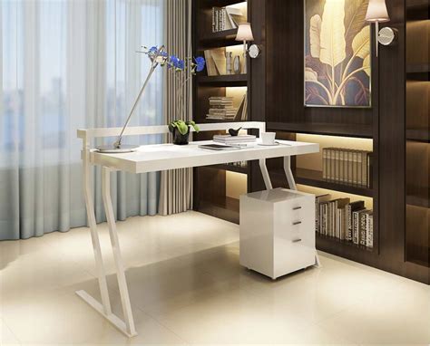 Alternately, if you love the farmhouse look, you might want to consider a white desk. Modern White Gloss Office desk SJ48 | Desks