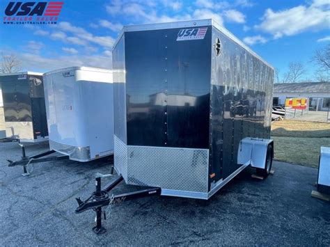 6x12 Mti Enclosed Trailer W Ramp Door Single With 6ft 6in Interior